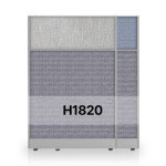 AL 60T 투톤 패브릭 파티션 H1820