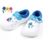 핑크퐁 아빠상어 내피실내화 캐릭터 어린이 털실내화 140