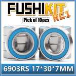 FUSHI 파란색 밀봉 2RS 베어링 6903 ABEC 6903RS 17X30X7MM