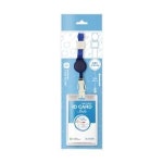 문화 목걸이명찰 ID 카드케이스 릴타입 군 세로형 릴홀더 55x85mm 1개 A723-REEL