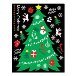 크리스마스 스티커 겨울X-MAS 칼라트리 GDT-853X