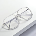 아트박스 네오레트로 39501R 오버핏 투브릿지 뿔테안경