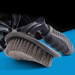 타이어 휠 청소 브러쉬 자동차 청소솔