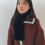 페이크퍼 미니 목도리 머플러