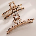 제이로렌 셀룰로이드 슬림 사각 헤어집게핀 H0683