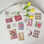 꽃 엽서 세트 꽃 엽서 056590DC