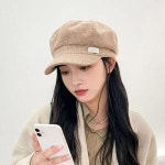 여성 코듀로이 뉴스보이캡 5컬러 1P 현팅캡 모자