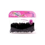 레인보우 라운드올블랙 고무줄 머리끈 헤어밴드