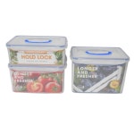 홀드락 5-1 3 8L 5-2 5-3 Lock 플라스틱 밀폐용기 냉장 김치 반찬 보관용기 공구 통