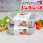 스텐맘 스텐맘 직사각 스텐 반찬통 밀폐용기 7호 1 3L 1 1