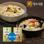 청수식품 청수해물 칼국수110g 1박스20봉 청수멸치 칼국수 2개 2200g