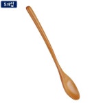 옻칠 숟가락 5p 약23cm 나무 원목
