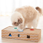 고양이 캣닢공 사각 박스 스크래쳐 반려묘 놀이터