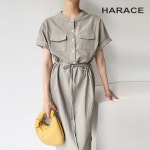 헤레이스 린넨 투포켓 원피스 CHF22SS514