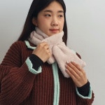 페이크퍼 미니 목도리 머플러