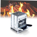 나무난로 스텐화로대 숯불그릴 야외오븐 우드화로대