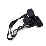 듀얼 암 Y 스플리터 엘보 OBD 2 익스텐더 ODB OBD2 케이블 16 핀 수-암 플랫 누들 OBD2 연장 케이블