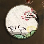 꾸밈 nr 액자45R 건강과장수의상징학 276-LED