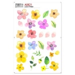 교보문고 꾸밈인스스티커 수채화6 A0621