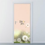 낭만창고 nces036-민들레홀씨-현관문시트지