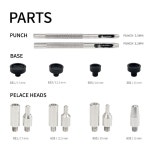 금속 단추 가공 똑딱이 세탁소 스냅 수선 취미반 세트 펀칭기 펜치