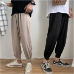 밑단 단추 포인트 남성 스타일링 데이리 슬랙스 팬츠