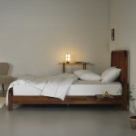 올쏘 진저 아카시아 원목 침대 프레임 Q(퀸)