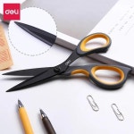 Deli-6027 77757 스테인레스 스틸 대형 가위 가정용 다기능 사무실 재단사의 손