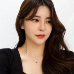 니지쥬얼리 하트미 레이어드 스와진주 목걸이