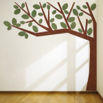 우드스티커 아낌없이주는나무 컬러완제품 어린이집 환경구성