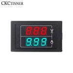 디지털 전압계 전류계 LED 듀얼 게이지 AC0 9A 1 측정기 D85-5035VA AC80-380 220-450V 00-199A