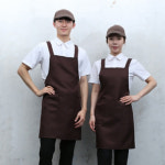 뒤X형 앞치마 앞치마 참존어패럴 참존까운카페 식당 X형 단체 홀 어린이집앞치마 1개 AP-126