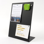 L형 스틸자석보드판 스탠딩보드판 A5 자석부착가능