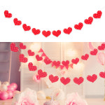 해피파티 가랜드 도트하트