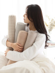 휴디자인 벨라이프 위드 낮은 수건 숙면 경추베개 일자목 거북목베개