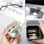 모니터 테이블 책상 부착 펜꽂이 정사각 1P