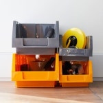 올유리빙 공구함 부품함 플라스틱 박스 툴박스 통 오픈형 상자 보관함 볼트 수납 중 2개