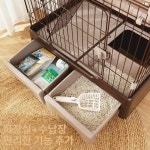 대형 고양이 철장 격리장 안전문 케이지 캣타워 펜스