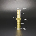 가스 구리 가시 커플러 커넥터 어댑터 황동 스트레이트 호스 파이프 피팅 동등한 바브 감소 조인트 3 4 5 6 7 8 10 12 14