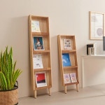 삼나무 3단 잡지꽂이 395 H6770