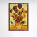 퍼즐라이프 퍼즐라이프 500피스 고흐 14송이 해바라기 직소퍼즐 액자세트