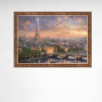 퍼즐라이프 퍼즐라이프 1000피스 파리의 저녁 직소퍼즐 앤틱골드액자포함