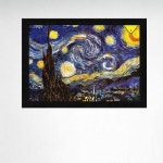 퍼즐라이프 퍼즐라이프 1000조각 - 별이빛나는밤에 야광 우드블랙 액자세트