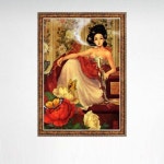 퍼즐라이프 퍼즐라이프 500피스 우나영 목단화 여인 직소퍼즐 액자세트