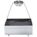 킹센스 스텐 숯들통 업소 식당 숯불 들통 이동 바구니 소