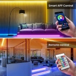 블루투스 USB LED 스트립 라이트 5050 SMD 5V USB RGB 조명 LED 램프 테이프 리본 RGB 자체 접착 TV 데스크탑 다이오드