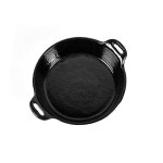인덕션겸용 양손 원형 스테이크 주물팬-소