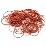 10pcs VMQ O 링 씰 가스켓 두께 CS OD 5 실리콘 고무 절연 방수 와셔 원형 모양 Nontoxi