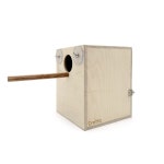 버펠 중형앵무 외부알통 뒷문 코뉴어 퀘이커 왕관 새집 나무 집