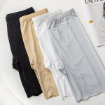 하이웨스트 5부 실크속바지 밀림방지 아이스 쿨 여름